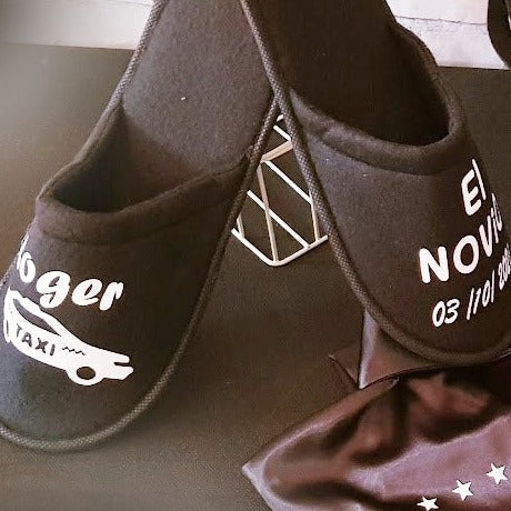 Zapatillas negras personalizadas