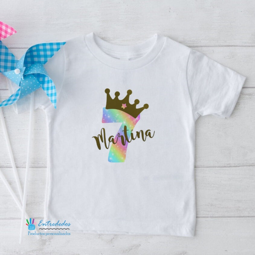 Camiseta prediseñadas para niñas con variedad de diseños (MANGA CORTA)