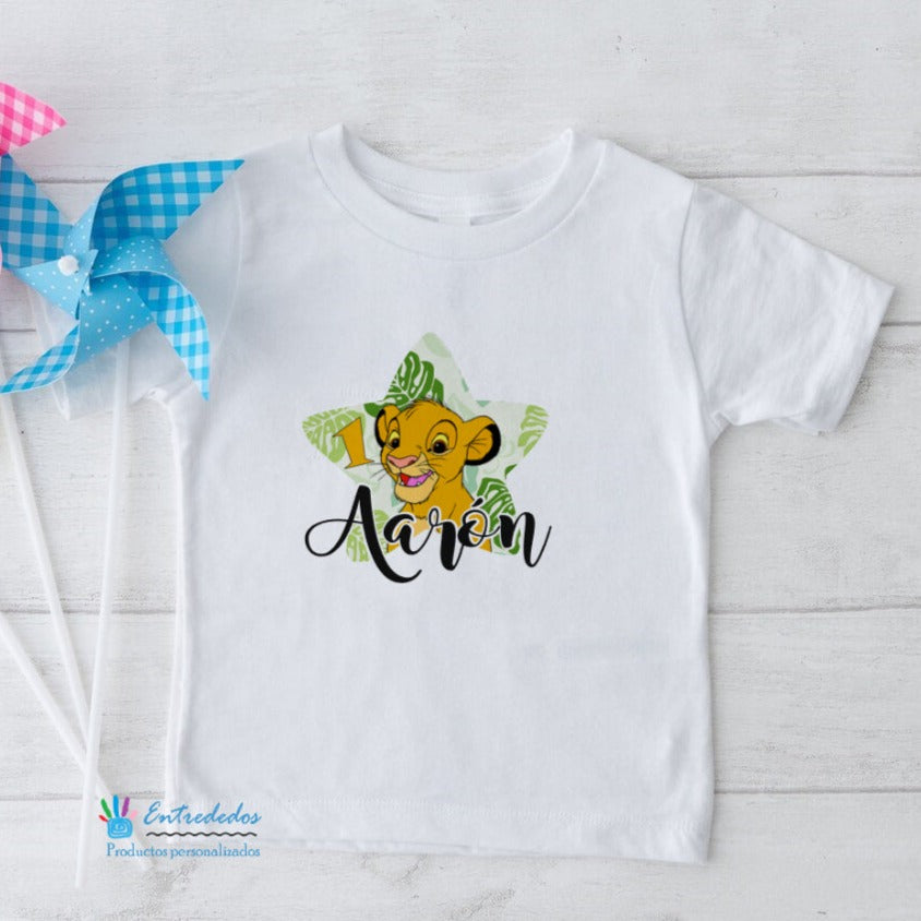 Camiseta prediseñadas para niños con gran variedad de diseños