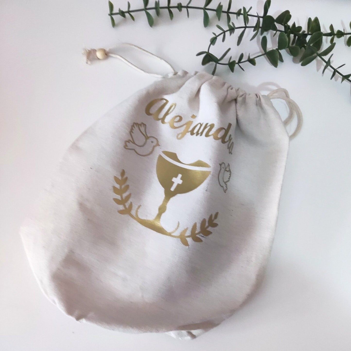 Bolsa de regalo personalizada con diseño impreso para eventos