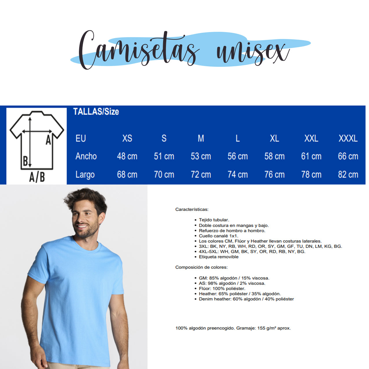 camisetas unisex