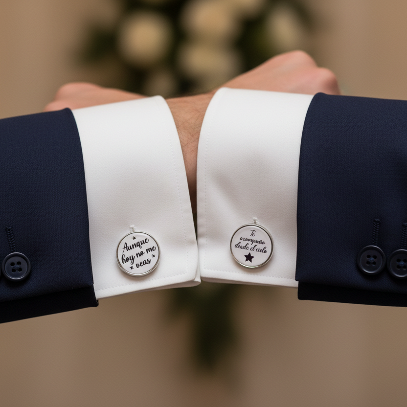 Gemelos Personalizados: Estilo Único para Hombres