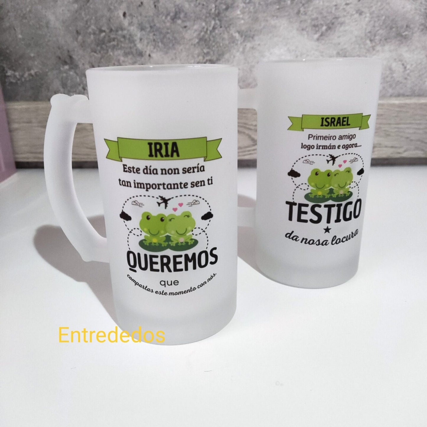 jarras de cerveza personalizadas baratas – regalo original Entrededos