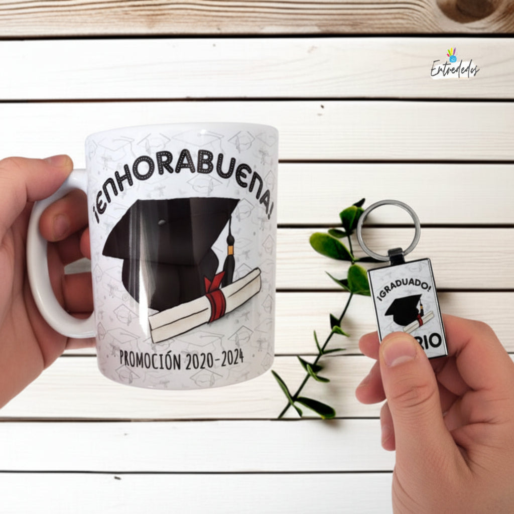 taza personalizada con nombre – regalo original Entrededos