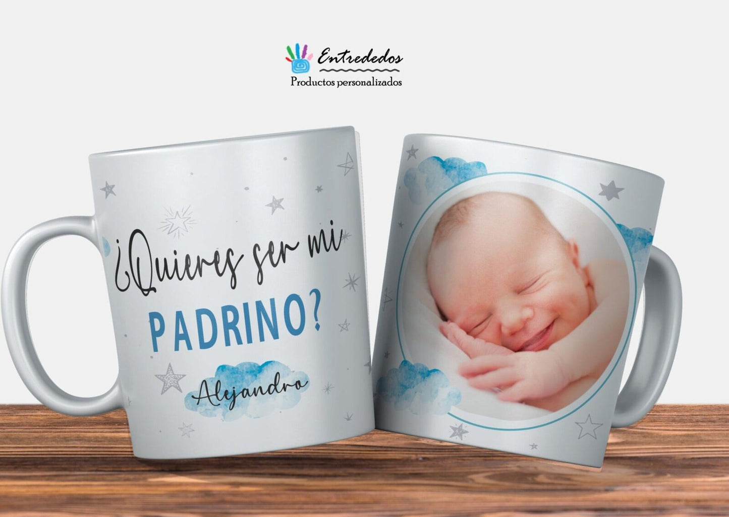 Taza personalizada: ¿Te gustaría ser mi padrino/madrina?