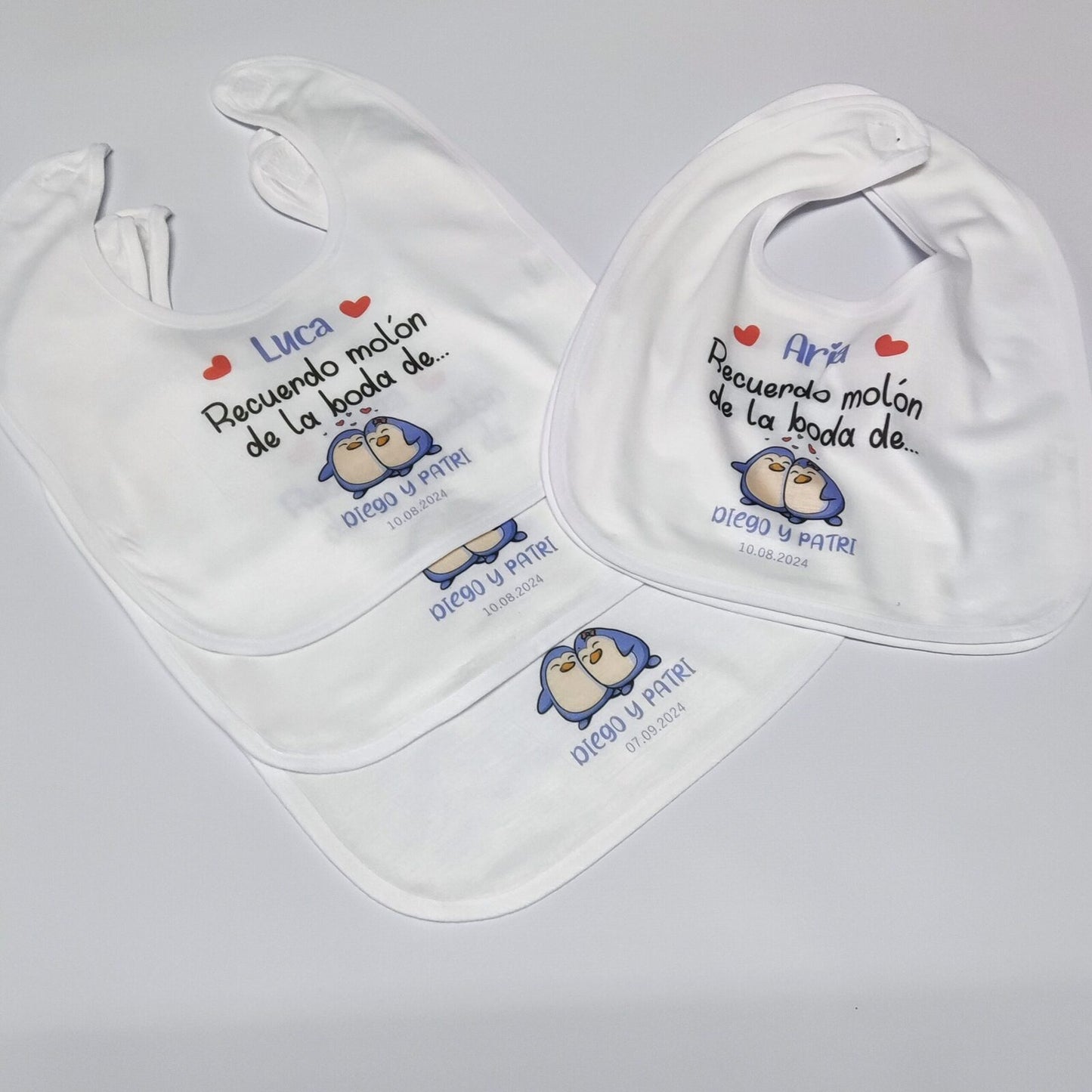 babero personalizado – regalo original para bebés Entrededos