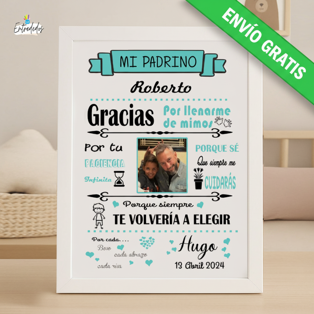 Marco y Lámina para Padrino
