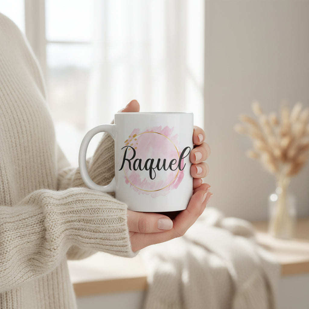 taza personalizada con nombre – regalo original Entrededos