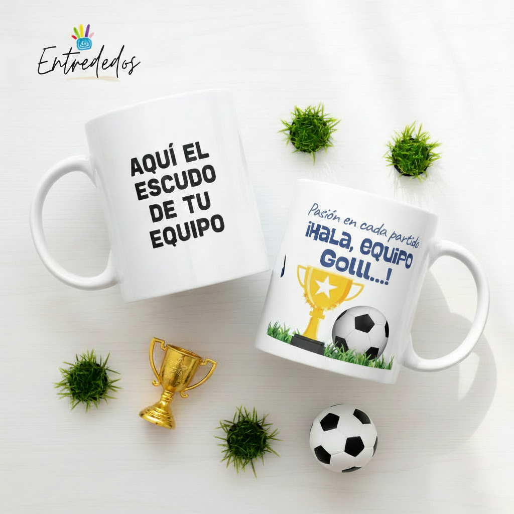Tazas Personalizadas con el escudo de tu equipo de futbol