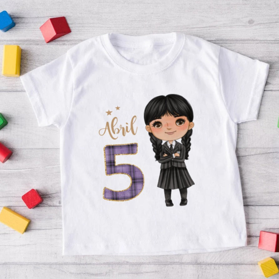 Camiseta prediseñadas para niñas con variedad de diseños (MANGA CORTA)