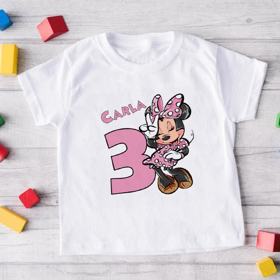 Camiseta prediseñadas para niñas con variedad de diseños (MANGA CORTA)