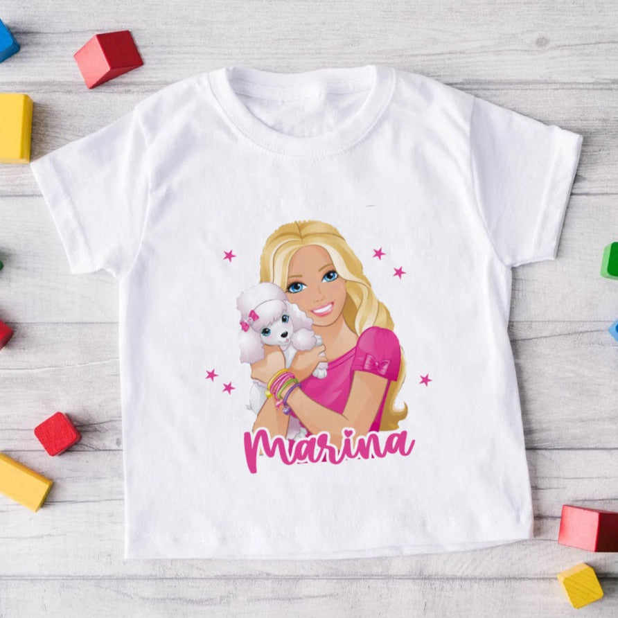 Camiseta prediseñadas para niñas con variedad de diseños (MANGA CORTA)