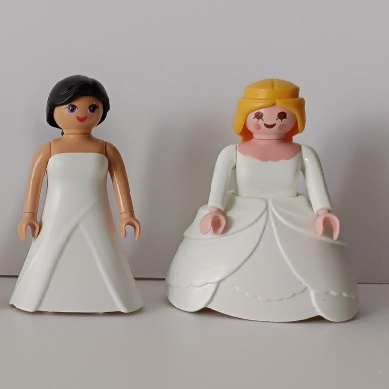 Cuadro personalizado Futuras novias mujer + mujer Playmobil