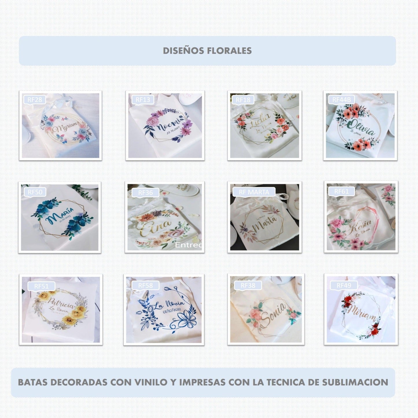 Bata de satén de novia blanca personalizada modelo PREMIUM
