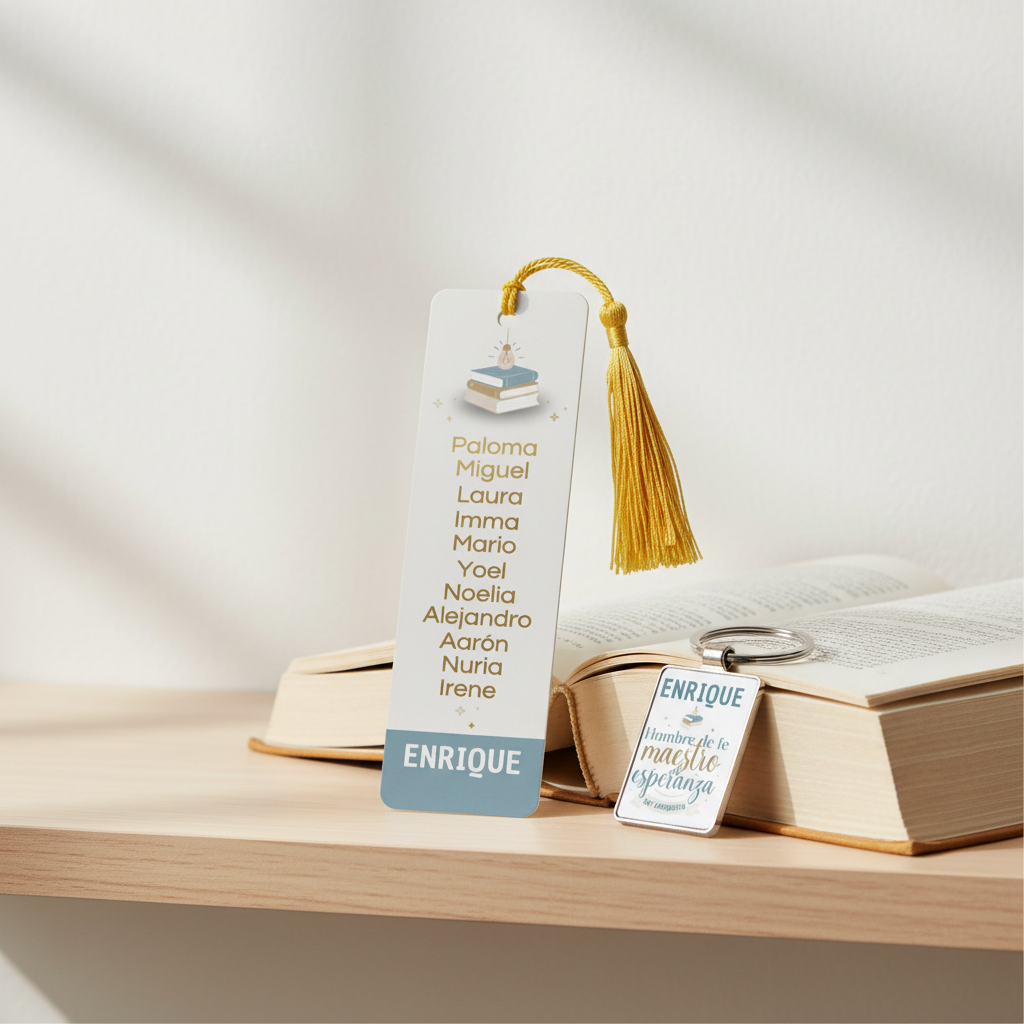 Set de Regalo para Catequista con Libreta, Llavero y Marcapáginas