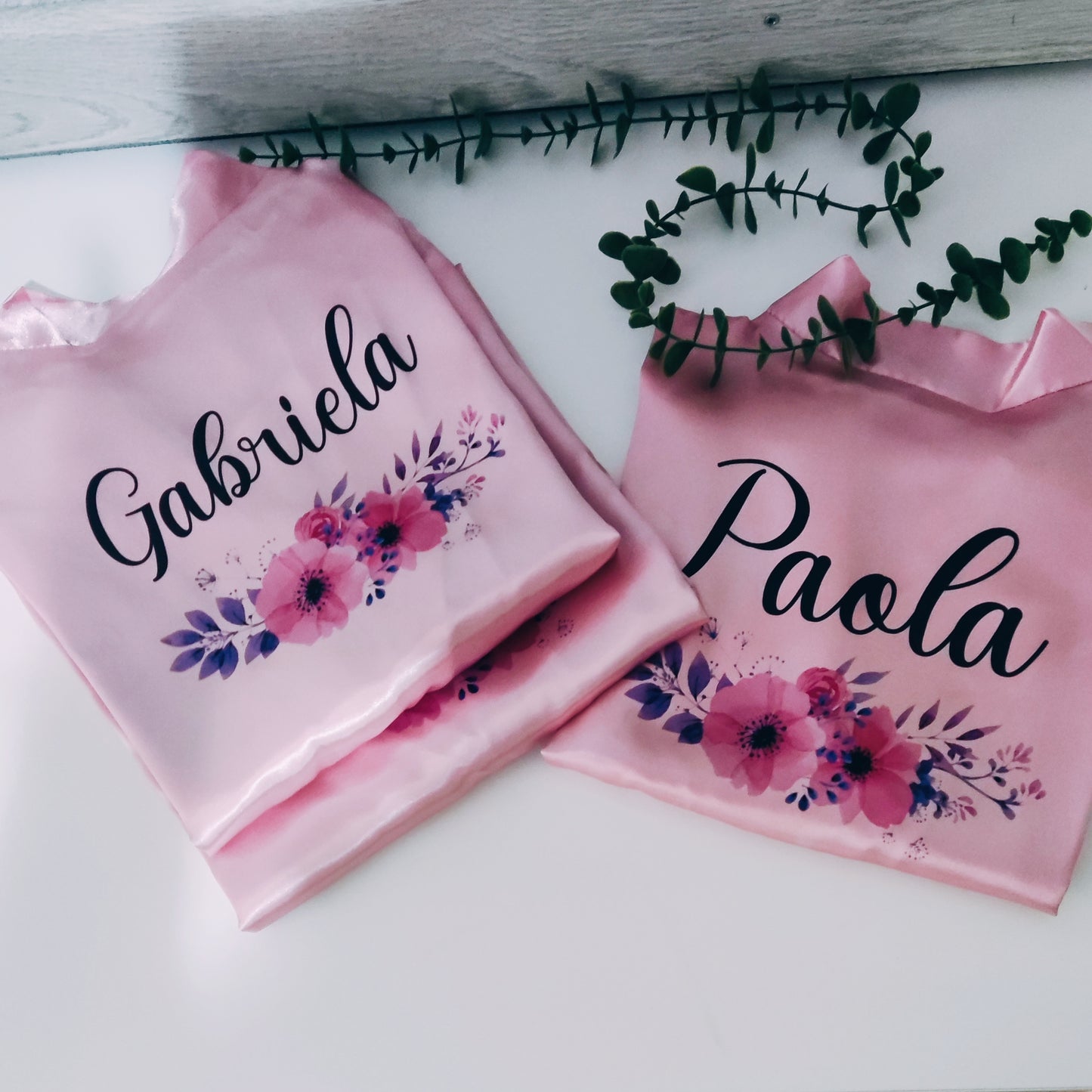 Bata personalizada para damas de honor MODELO KIMONO