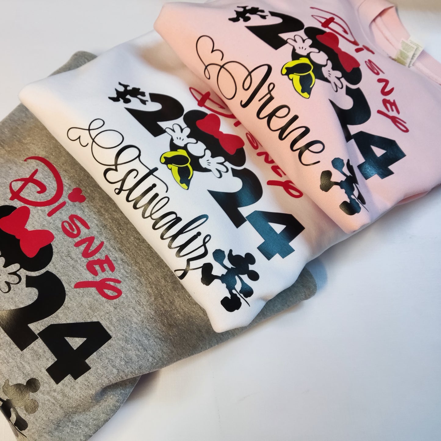 Sudaderas para familias DISNEY/WARNER/PORTAVENTURA personalizadas