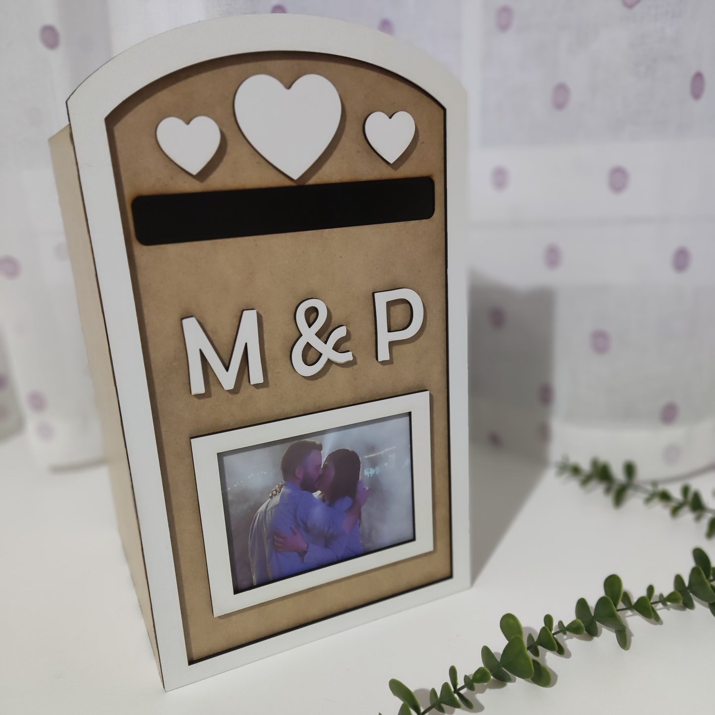 Caja para sobres personalizado para bodas o cualquier evento
