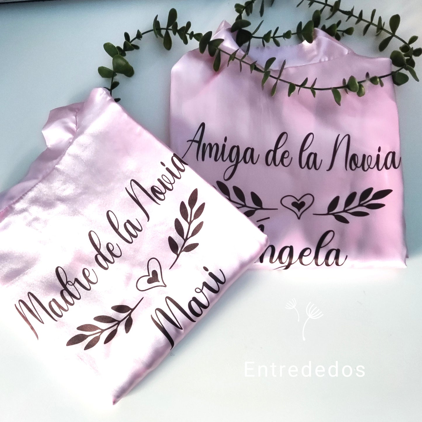 Bata personalizada para damas de honor MODELO KIMONO