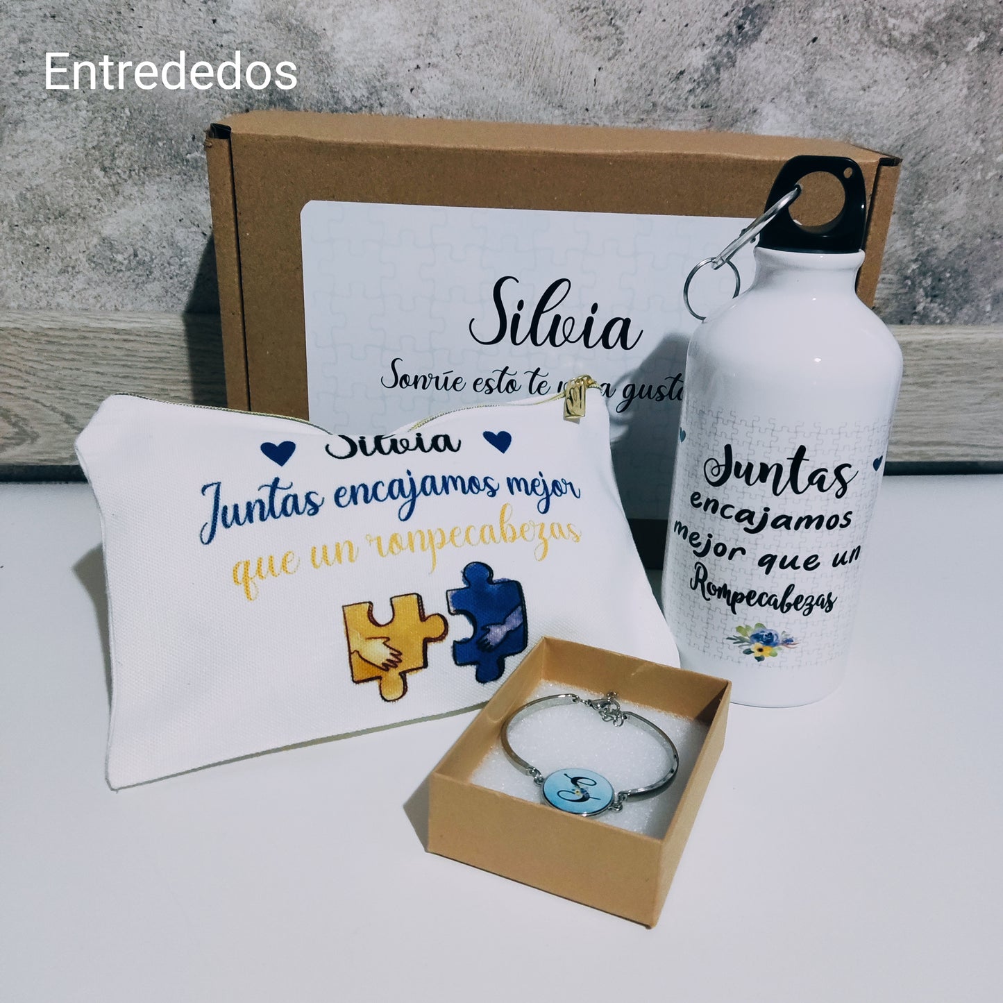 Kit regalo para hermanas/ amigas. juntas encajamos mejor