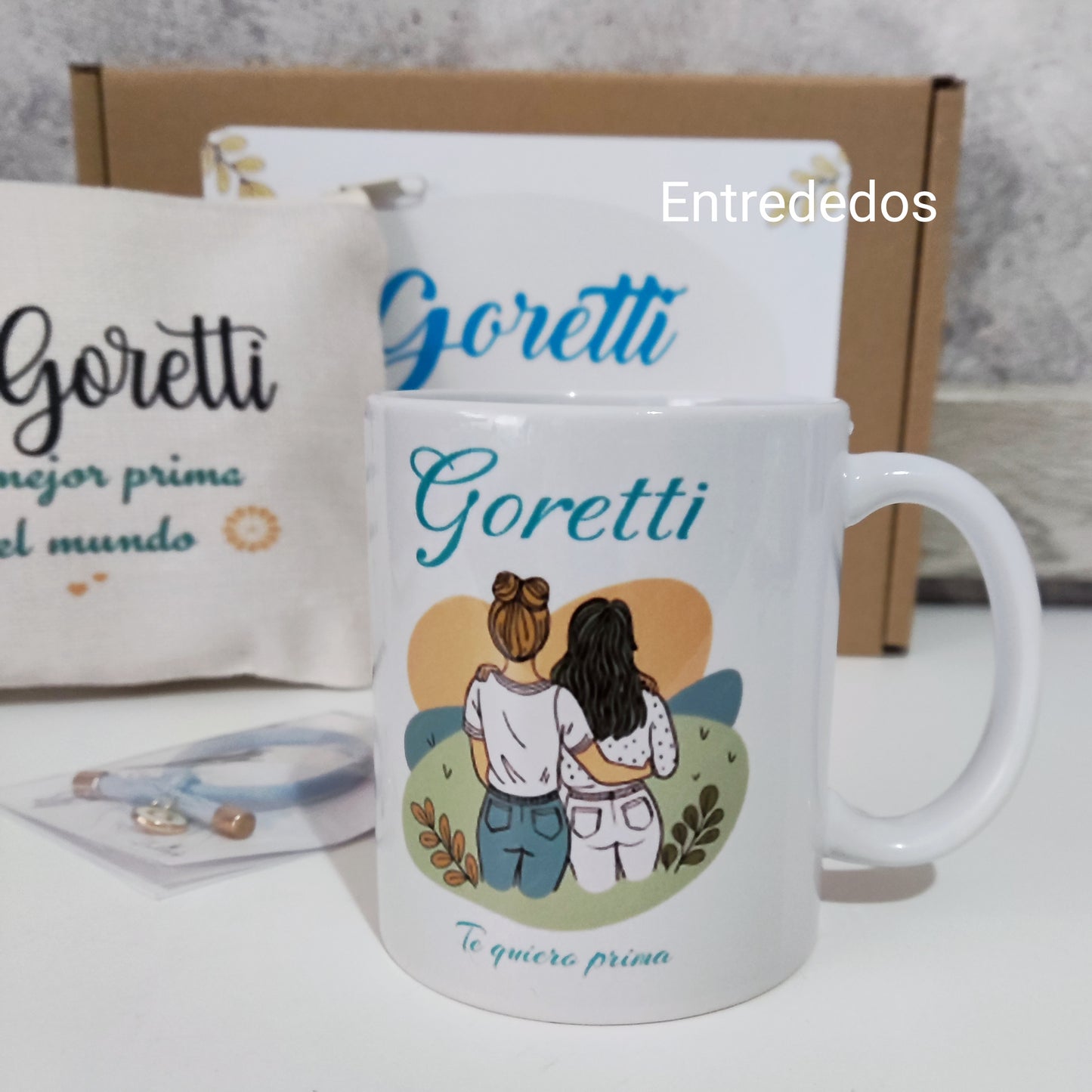 Kit regalo personalizado para la mejor prima