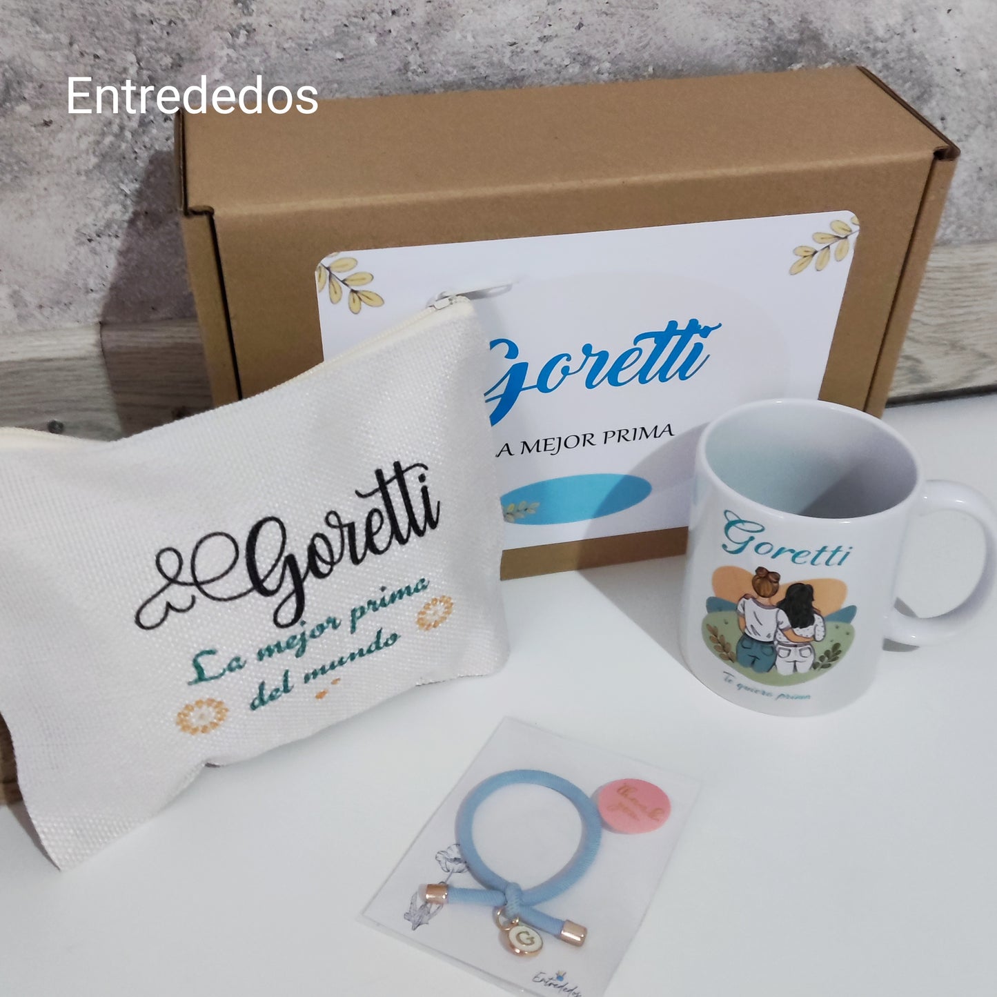 Kit regalo personalizado para la mejor prima
