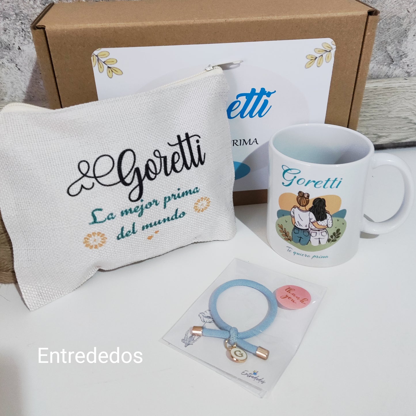 Kit regalo personalizado para la mejor prima