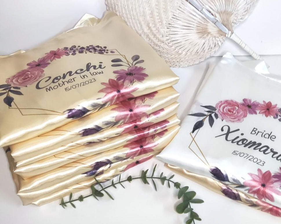 Bata personalizada para damas de honor MODELO KIMONO