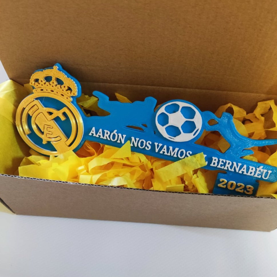 Llave mágica  fútbol Santiago Bernabéu