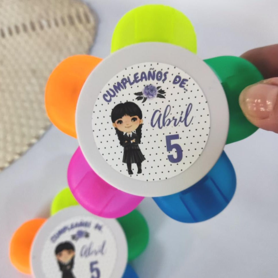 Marcadores personalizados con nombre