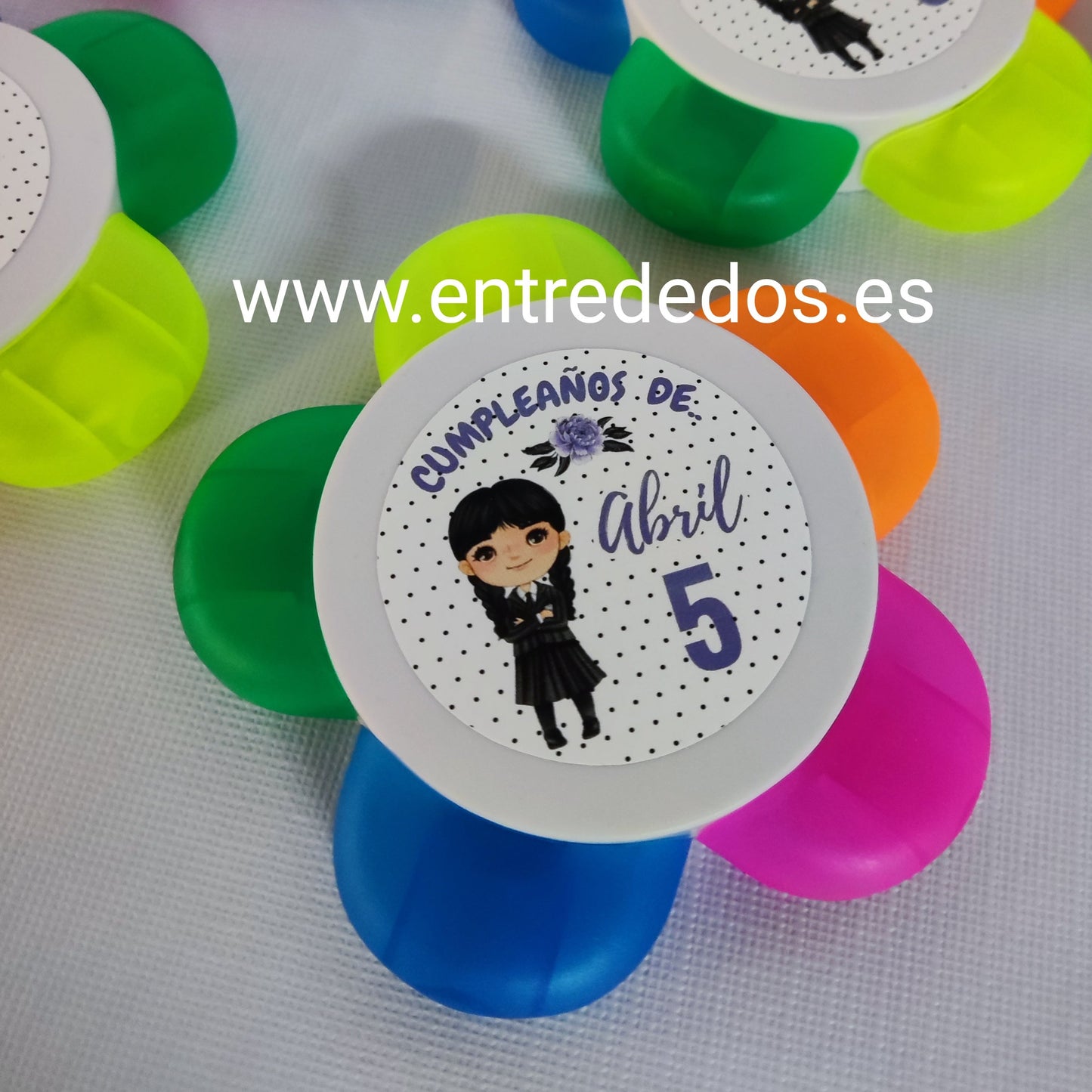 Marcadores personalizados con nombre