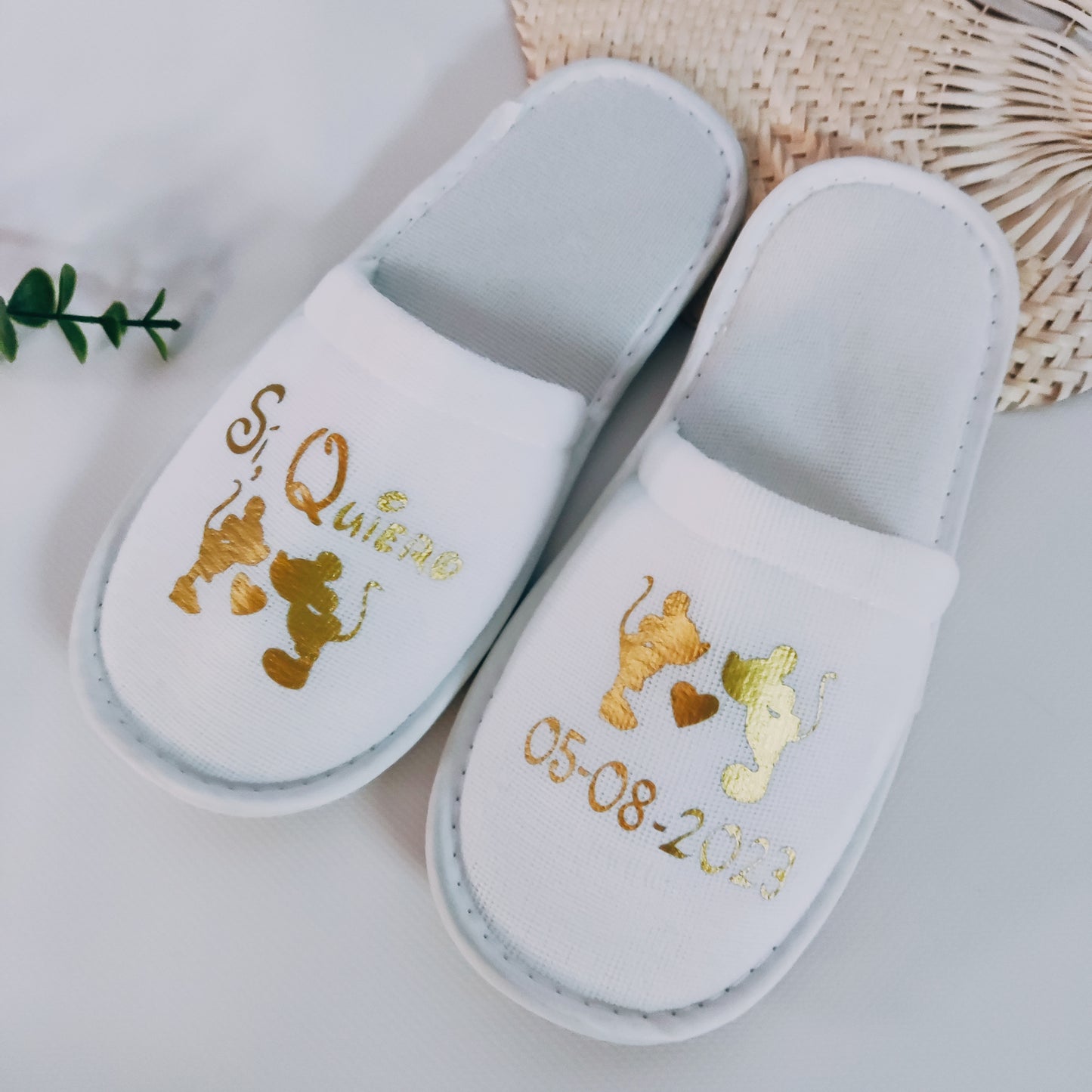 Zapatillas personalizadas para damas de honor y novias