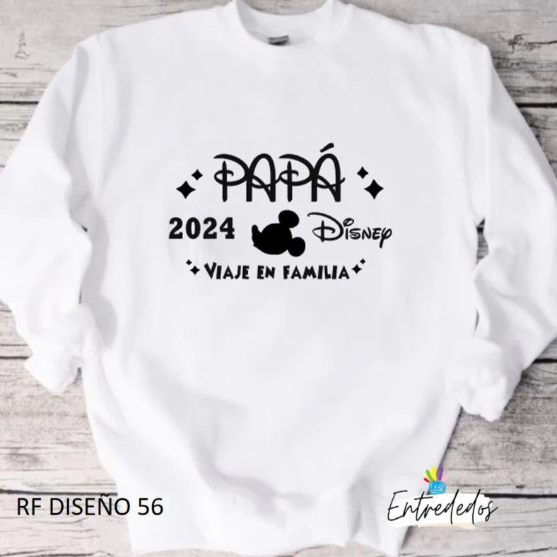 Sudaderas para familias DISNEY viaje en familia