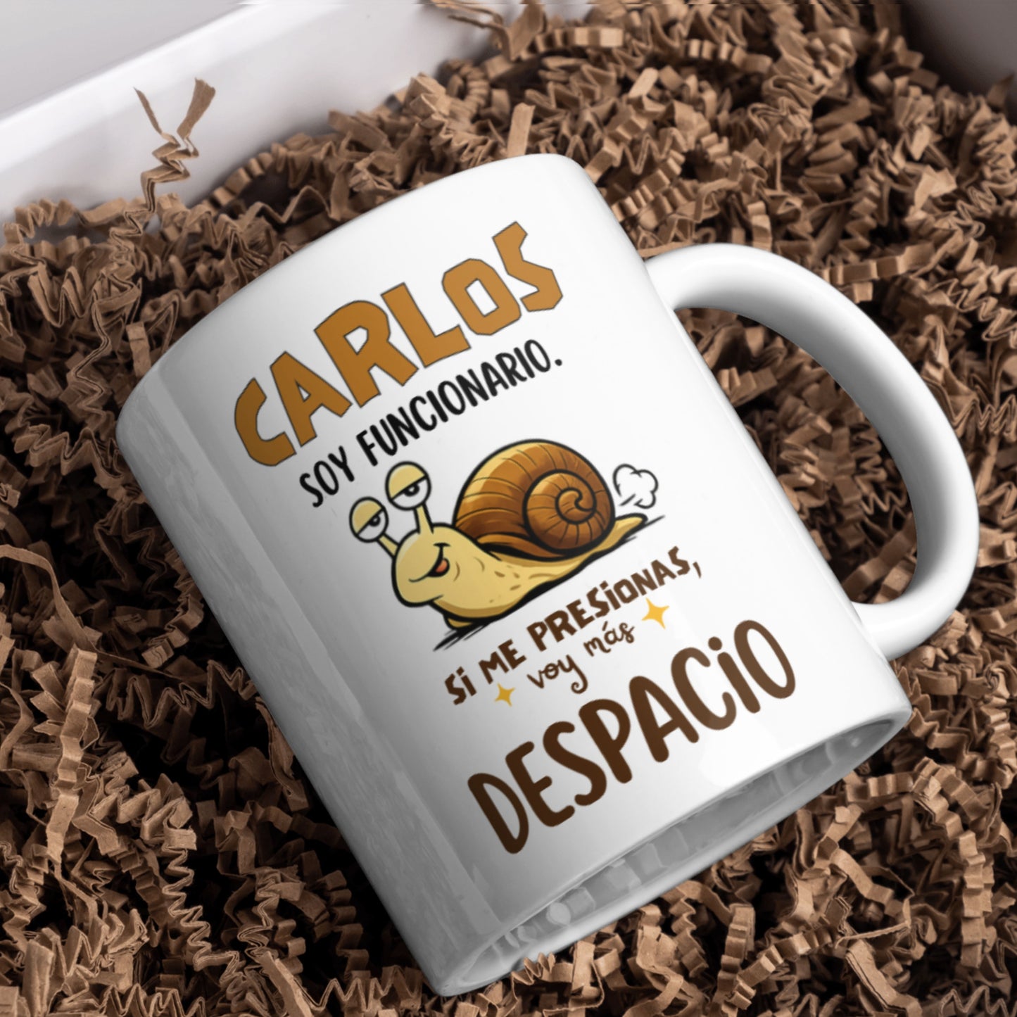 Regalo Funcionario – Taza Personalizada con Nombre