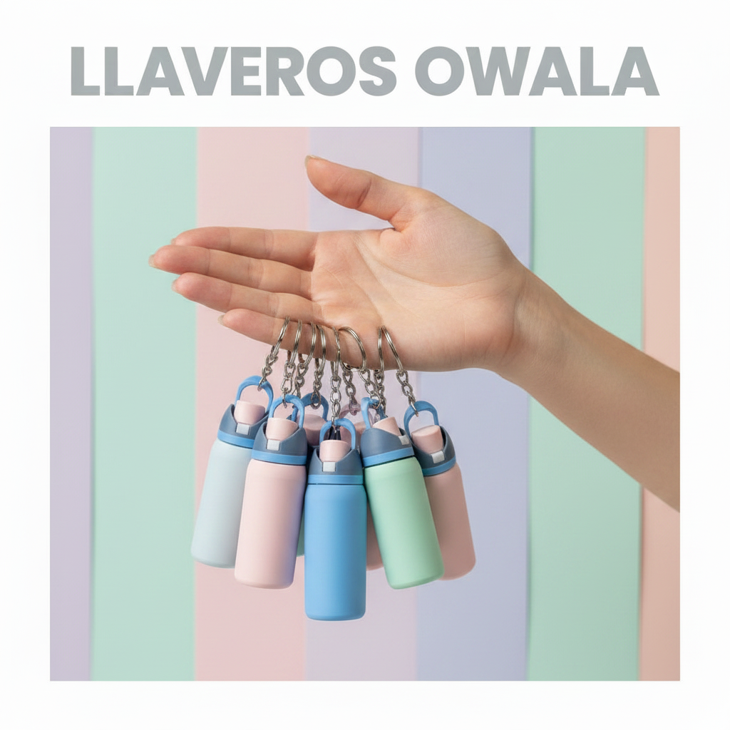Set Regalo Mochila + Botella 400 ml + Llavero Owala Personalizado