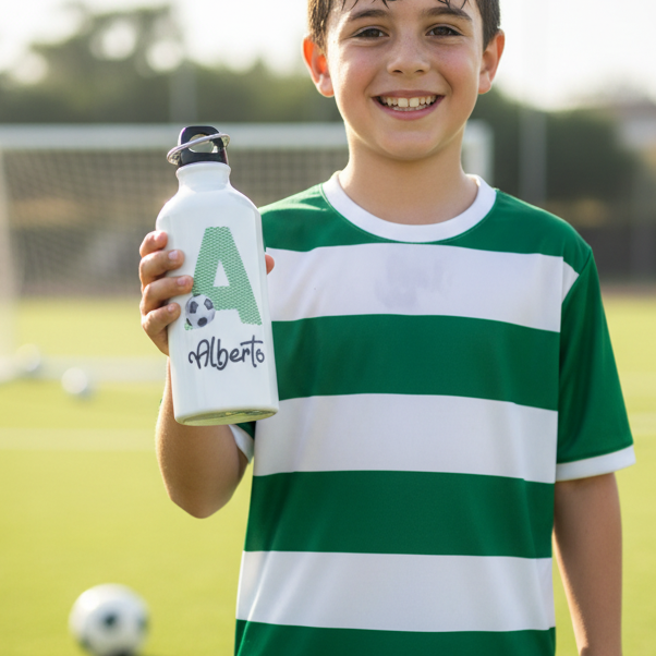 Bidón de Agua 500 ml para Fútbol – Ideal para Deportistas