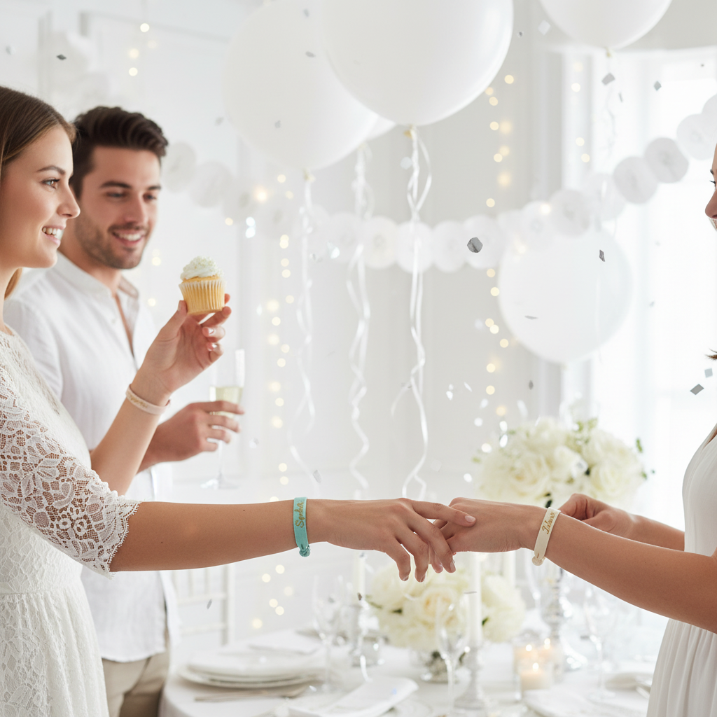Pulsera de tela personalizada – Ideal para eventos con nombres
