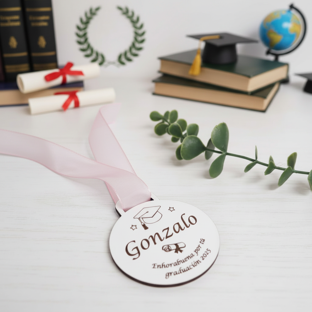 Medalla para niños personalizada para graduación – Venta por unidad