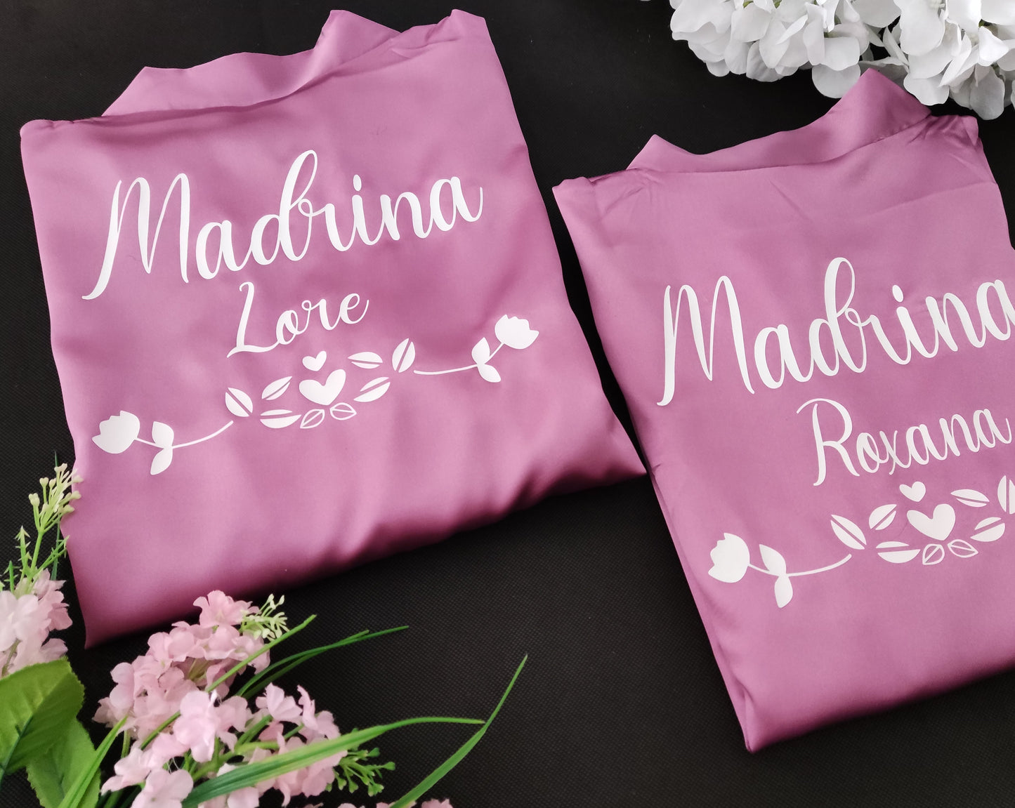 Bata personalizada para damas de honor MODELO KIMONO