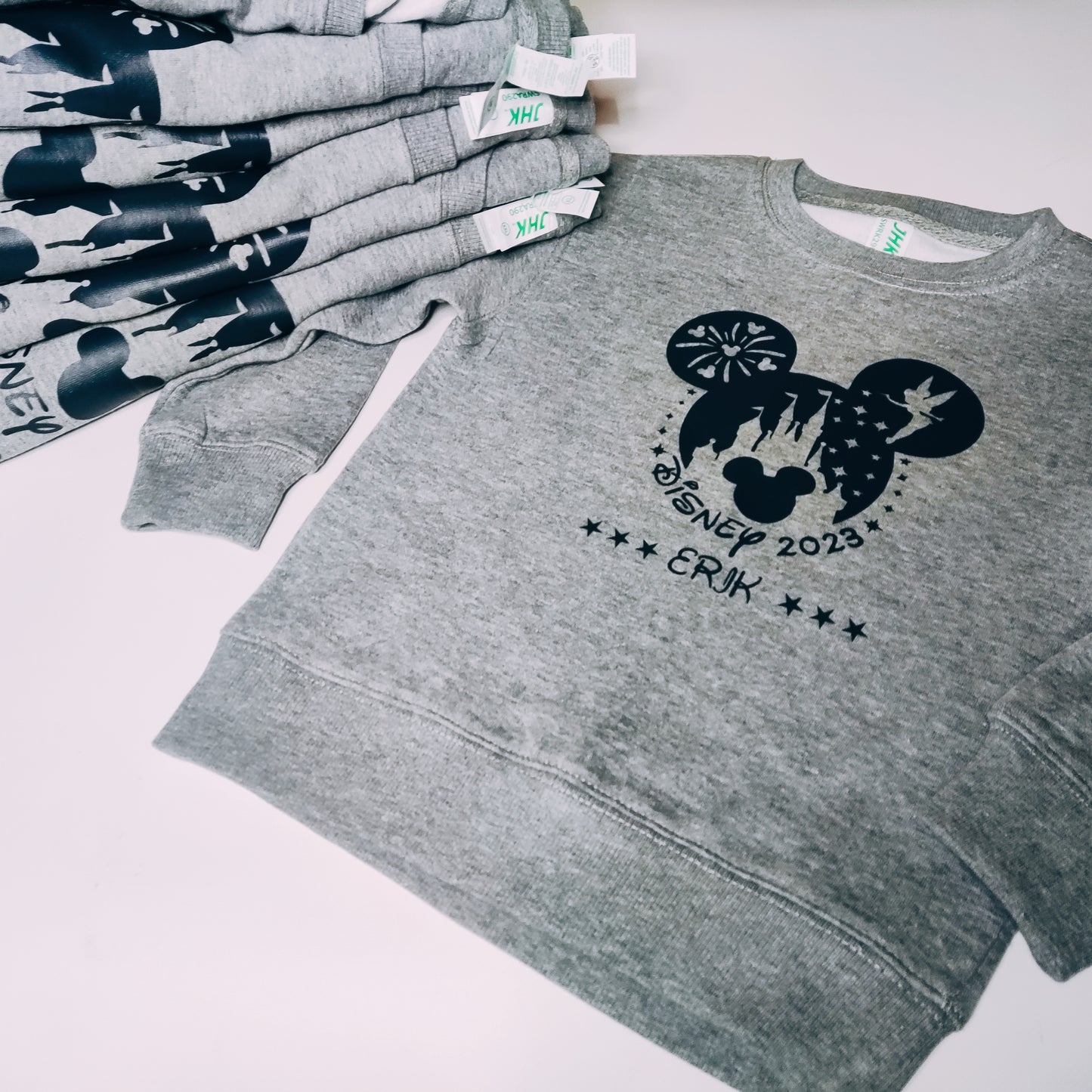 Sudaderas para familias DISNEY/WARNER/PORTAVENTURA personalizadas