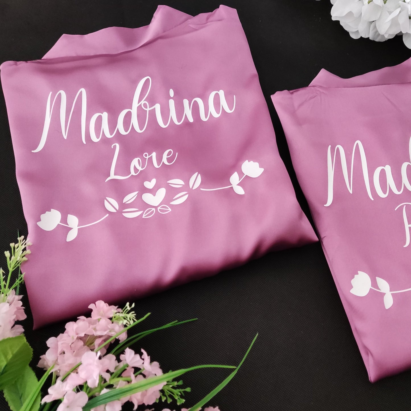 Bata personalizada para damas de honor MODELO KIMONO