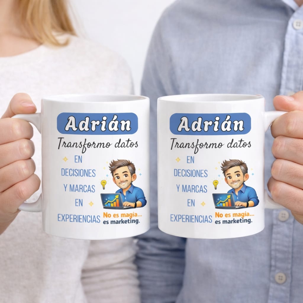 Regalo Marketing -Taza Personalizada con Nombre