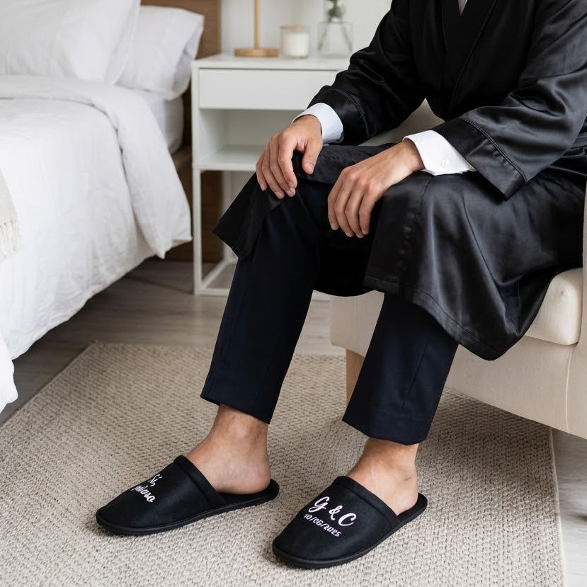 Zapatillas para novio: diseño 2507 exclusivo "HOMBRES"
