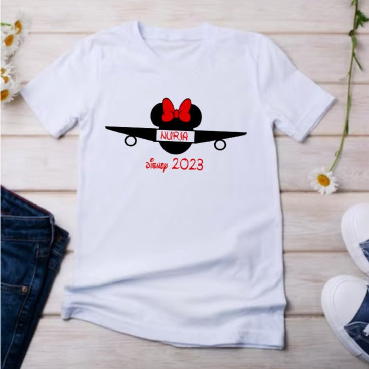 Camiseta viaje a Disney Avion
