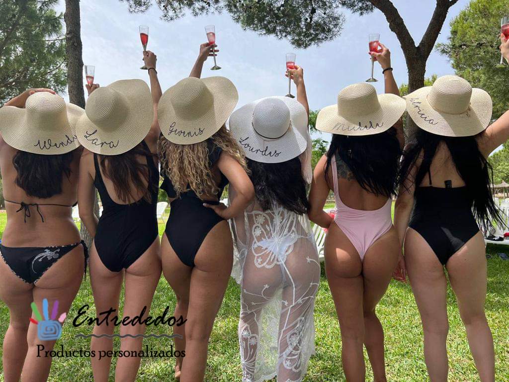 Pamelas personalizadas para despedidas de soltera