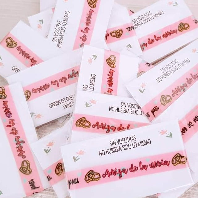 Pulseras de tela personalizadas para cualquier evento.