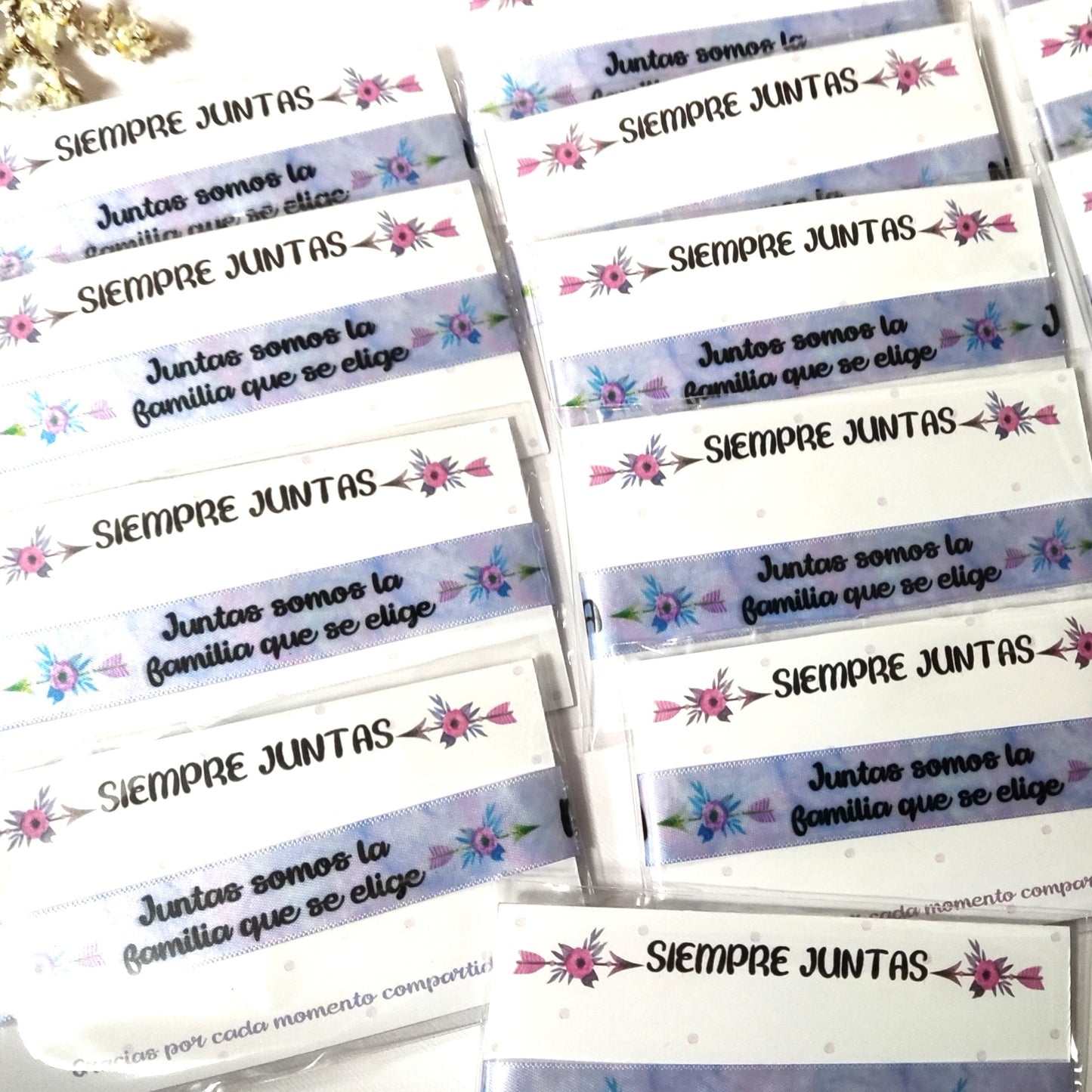 Pulseras de tela personalizadas para cualquier evento.