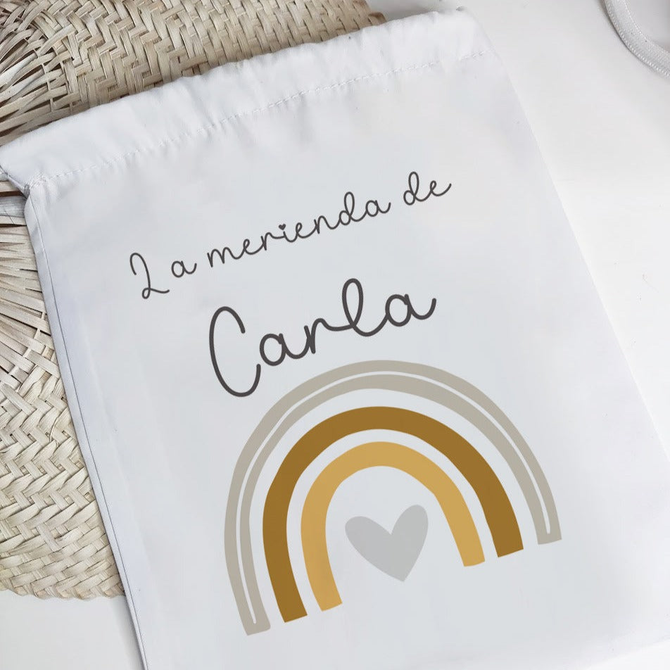 Bolsa de merienda personalizada