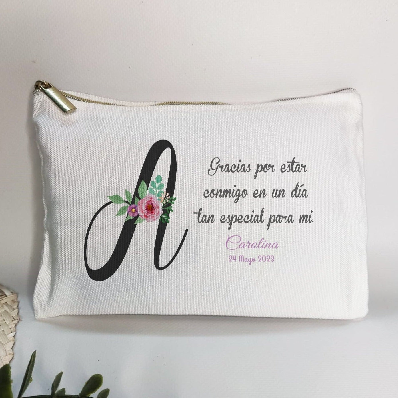 Neceser para mujer personalizado para bodas/comuniones/bautizos