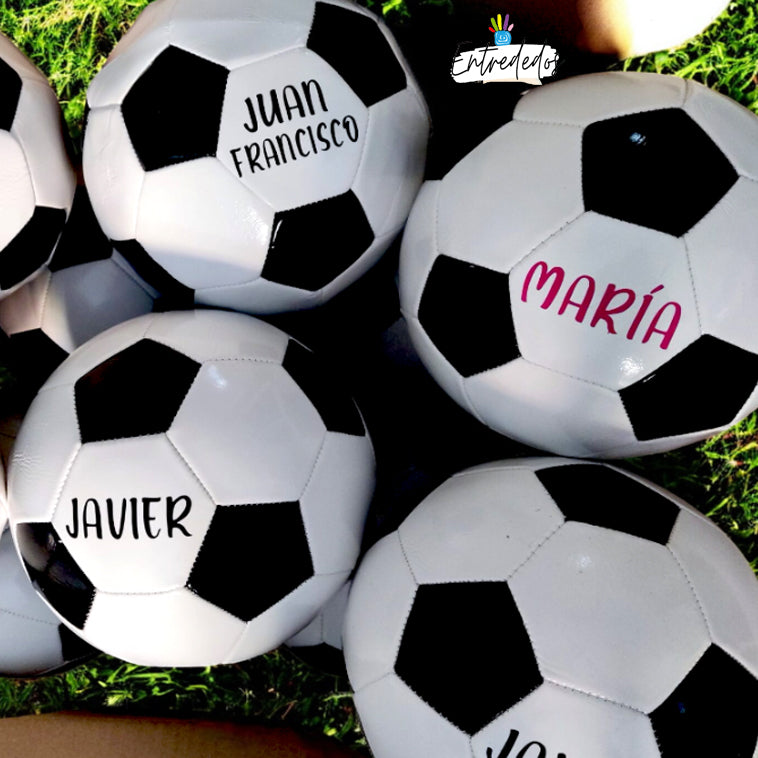 Balón de fútbol para regalo con nombre